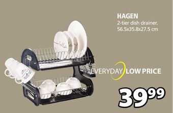 JYSK Hagen 2-tier dish drainer offer
