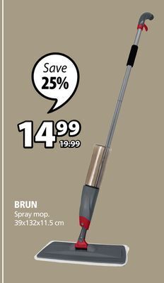 JYSK Brun spray mop offer