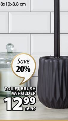 JYSK Farren toilet brush w/holder offer