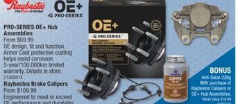 PartSource Pro-series oe+ hub assemblies offer