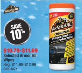 PartSource Selected armor all wipes offer