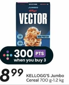 Sobeys KELLOGG'S Jumbo Cereal 700 g-1.2 kg offer