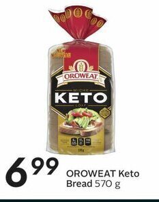 Sobeys OROWEAT Keto Bread 570 g offer