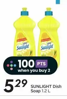 Sobeys SUNLIGHT Dish Soap 1.2 L offer