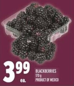 Metro BLACKBERRIES 170 g offer