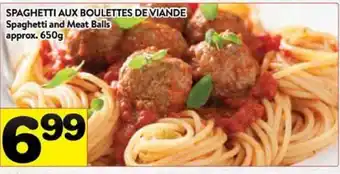 Supermarché PA Spaghetti aux boulettes de viande offer