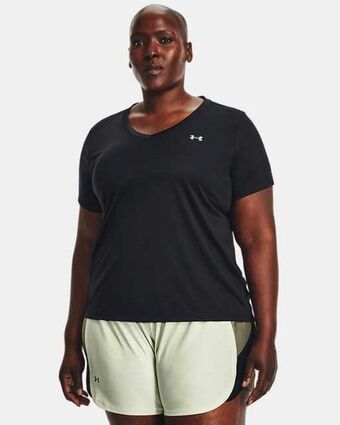 Under Armour Women's ua velocity v-neck short sleeve offer