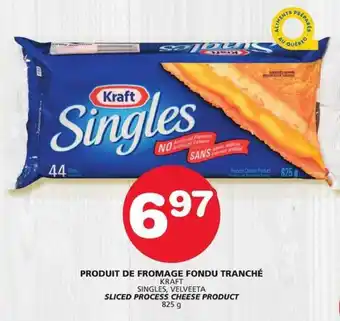 IGA KRAFT SLICED PROCESS CHEESE PRODUCT 825 g offer