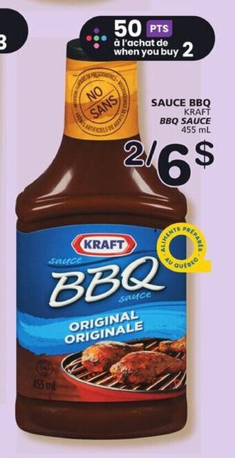 IGA KRAFT BBQ SAUCE 455 ml offer