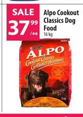 Co-op Alpo Cookout Classics Dog food 16kg offer