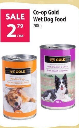 Co-op Gold Wet Dog Food 700g offer