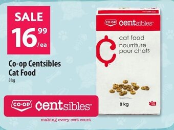 Co-op Centsibles Cat Food 8kg offer