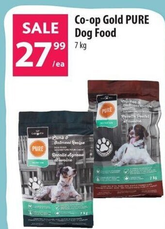 Co-op Gold PURE Dog Food 7kg offer
