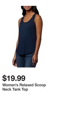 Mark's Women's relaxed scoop neck tank top offer