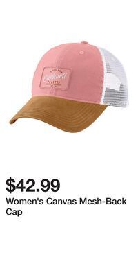 Mark's Women's canvas mesh-back cap offer