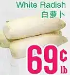Grant's Foodmart White radish offer