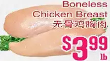 Grant's Foodmart Boneless chicken breast offer