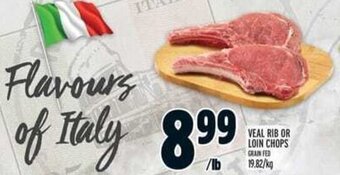 Metro VEAL RIB OR LOIN CHOPS GRAIN FED offer