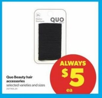 Real Canadian Superstore Quo Beauty hair accessories offer