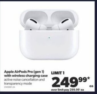 Real Canadian Superstore Apple AirPods Pro (gen 1) with wireless charging case offer