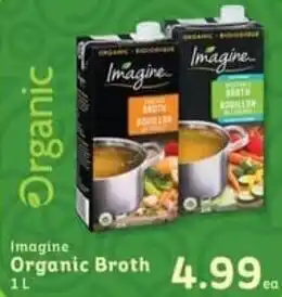 IGA Imagine Organic Broth 1L offer