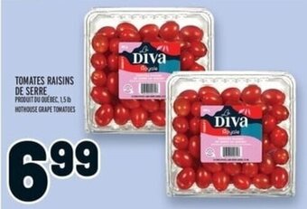 Metro TOMATES RAISINS DE SERRE offer