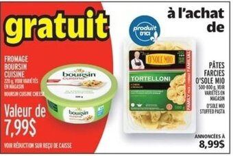 Metro PÂTES FARCIES O'SOLE MIO 500-800 g offer