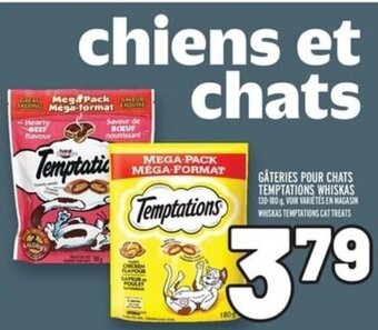 Metro GÂTERIES POUR CHATS TEMPTATIONS WHISKAS 130-180 g offer