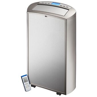 Best Buy Insignia portable air conditioner - 14000 btu (sacc 8500 btu) - silver/stainless steel - only at best buy offer