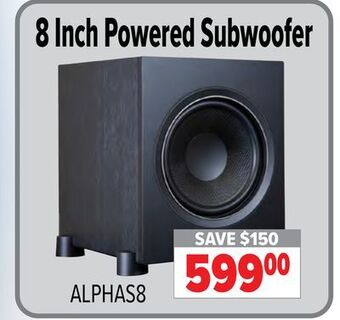 2001 Audio Video 8 inch powered subwoofer offer