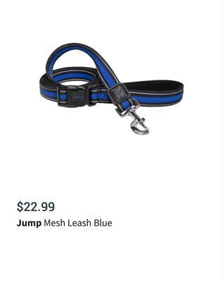 Petvalu Mesh leash blue offer