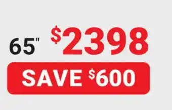 Visions Electronics Sony a80k smart tv 65 offer