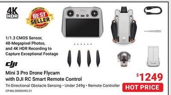 Visions Electronics Mini 3 pro drone flycam with dji rc smart remote control offer