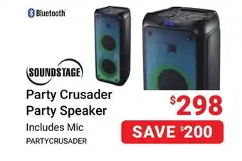 Visions Electronics Soundstage party crusader party speaker offer