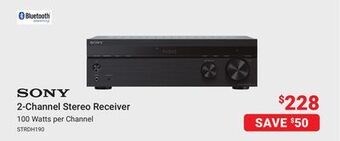 Visions Electronics Sony 2-channel stereo receiver offer