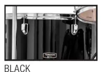 Long & McQuade Mapex tornado 5-piece drum kit (22,10,12,16,sd) with cymbals and hardware - black offer
