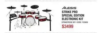 Long & McQuade Alesis strike pro special edition electronic drum kit offer