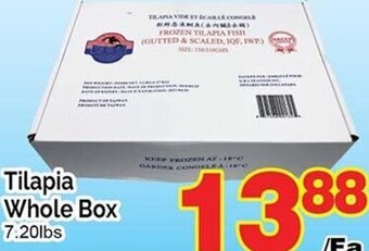 T&T Supermarket Tilapia Whole Box 7.20lbs offer