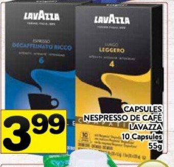 Supermarché PA Capsules nespresso de café lavazza offer