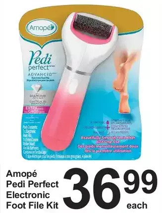 Pharmasave Amope pedi perfect electronic foot file kit offer