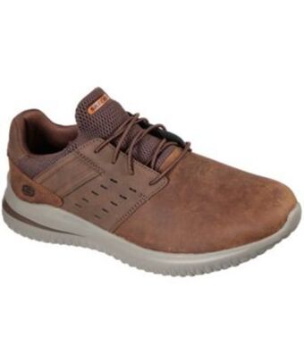 Mark's Men's delson 3.0 leather bungee lace up style slip on shoes - brown offer