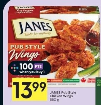 IGA JANES Pub Style Chicken Wings 660 g offer