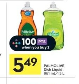 IGA PALMOLIVE Dish Liquid 961 mL-1.5 L offer