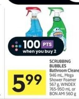 IGA SCRUBBING BUBBLES Bathroom Cleaner 946 ml offer