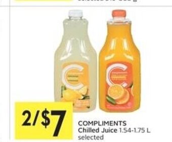 IGA COMPLIMENTS Chilled Juice 1.54-1.75 L selected offer