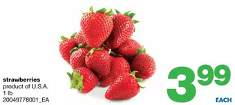 Wholesale Club Strawberries offer