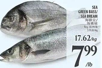 Al Premium Food Mart Sea green bass/sea bream offer