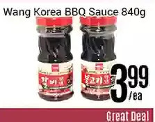 Nations Fresh Foods Wang korea bbq sauce offer