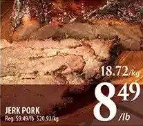 Al Premium Food Mart Jerk pork offer
