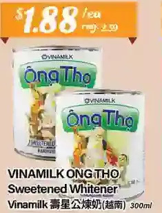 Btrust Supermarket Vinamilk ong tho sweetened whitener offer